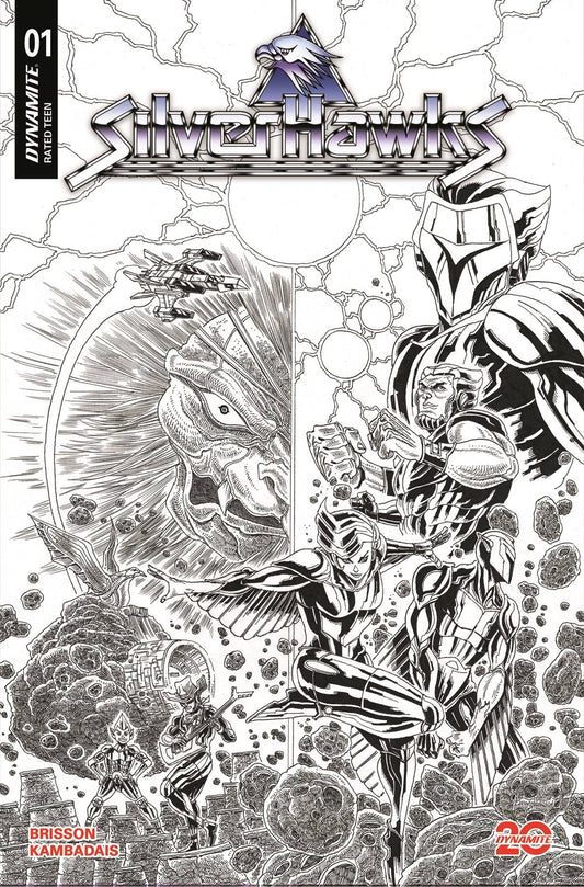 Silverhawks #1 Cvr Za 30 Copy Incv Stokoe Line Art