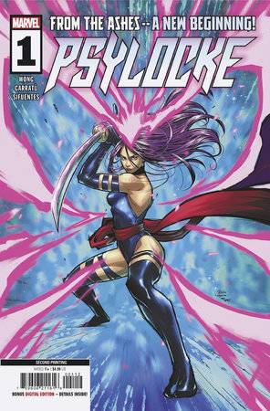 Psylocke #1 2nd Ptg Rickie Yagawa Var