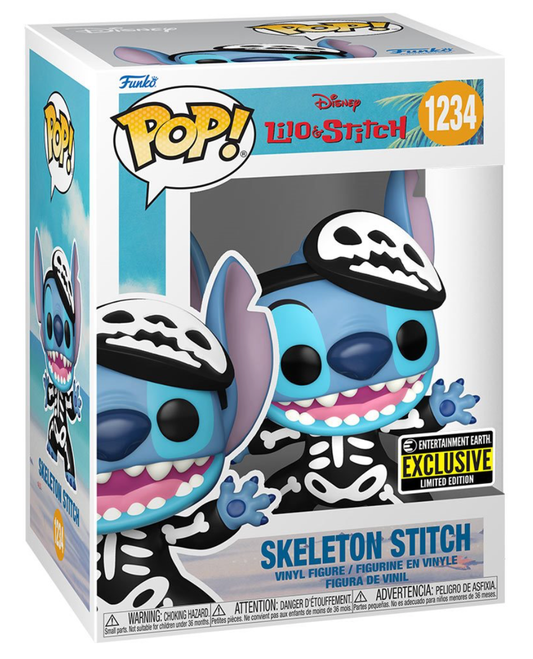 Disney Lilo & Stitch Skeleton Stitch Pop! Vinyl Figure - State of Comics