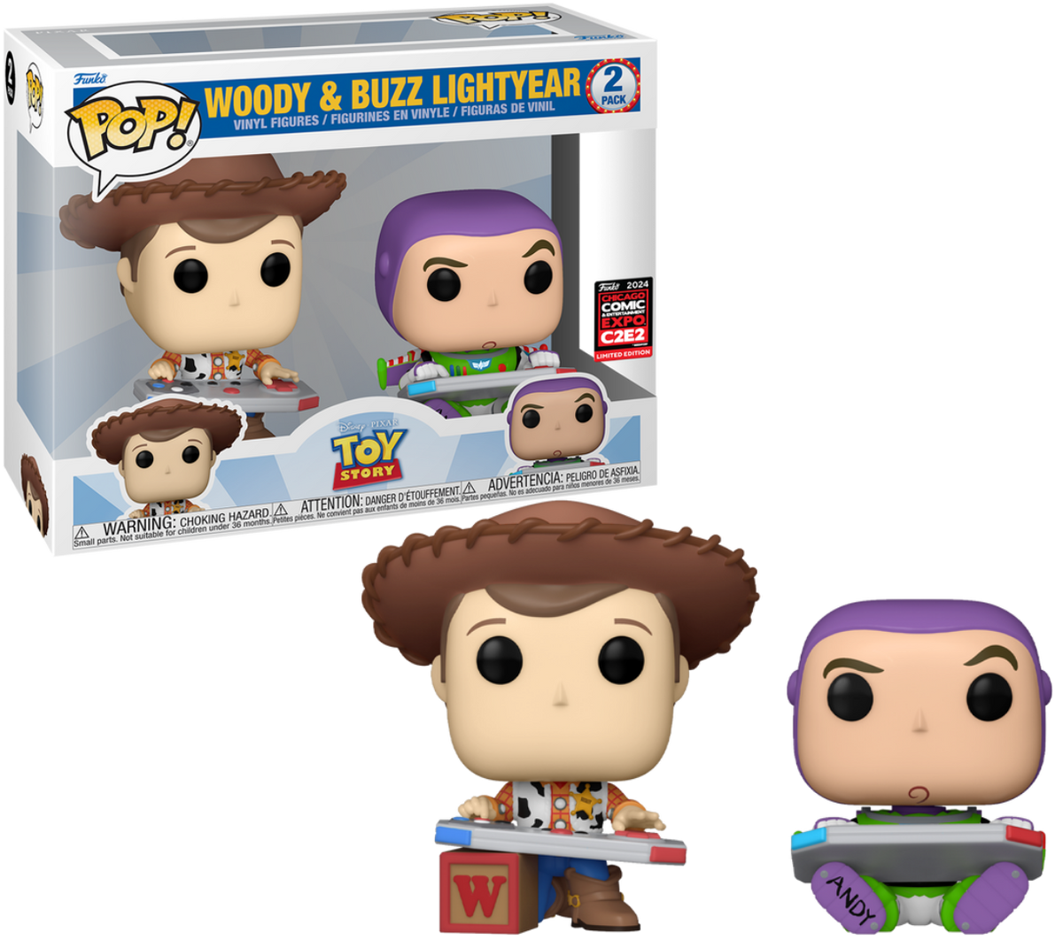 Woody & Buzz Lightyear Pop! Vinyl 2-pack - State of Comics