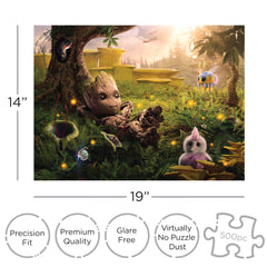 Marvel Guardians of the Galaxy Baby Groot 500 Piece Jigsaw Puzzle