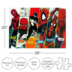 Marvel Spider-Man Timeline 1000 Piece Jigsaw Puzzle