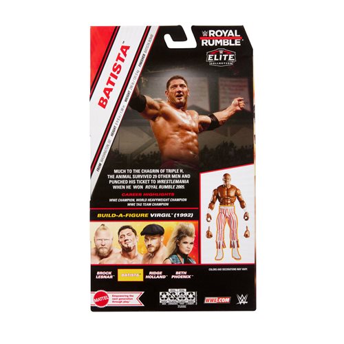 WWE Royal Rumble Batista Elite Action Figure - State of Comics