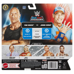 WWE Main Event Showdown Series 19 The Rock Vs. John Cena Action Figure 2-Pack