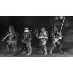 Universal Monsters x Teenage Mutant Ninja Turtles Black & White Action Figure 4-Pack