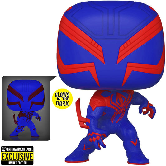 Spider-Man: Across the Spider-Verse Spider-Man 2099 Glow-in-the-Dark Pop! Vinyl Figure - State of Comics