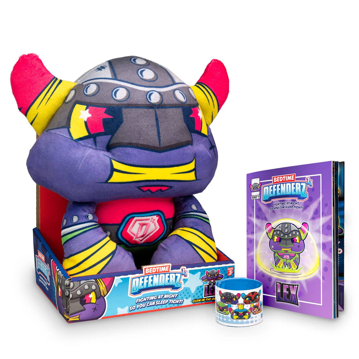 Bedtime Defenderz Lex Stuffed Toy Designed To Protect