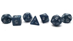 Old School 7 Piece DnD RPG Dice Set Galaxy Dead of Night