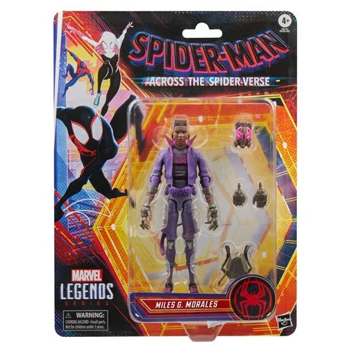 Spider-Man Across The Spider-Verse Marvel Legends Miles G. Morales 6-Inch Action Figure