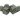 Old School Dice Rune Dice Set featuring green coiled serpent design with gold accents, ideal for tabletop RPG games.