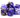 Old School 7 Piece DnD RPG Dice Set: Vorpal - Purple & Grey w/ Gold - State of Comics