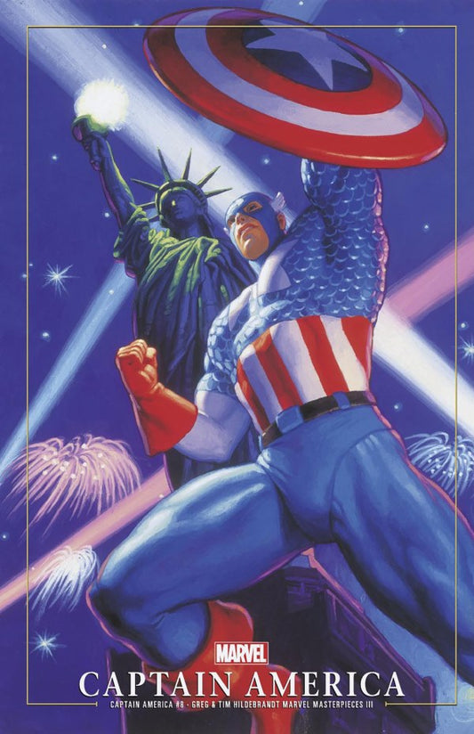 Captain America #8 Hildebrandt Captain America Mmp Iii Var - State of Comics