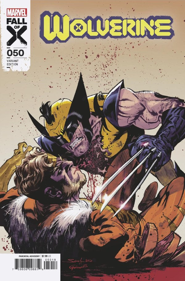 Wolverine #50 25 Copy Incv Jonas Scharf Var - State of Comics