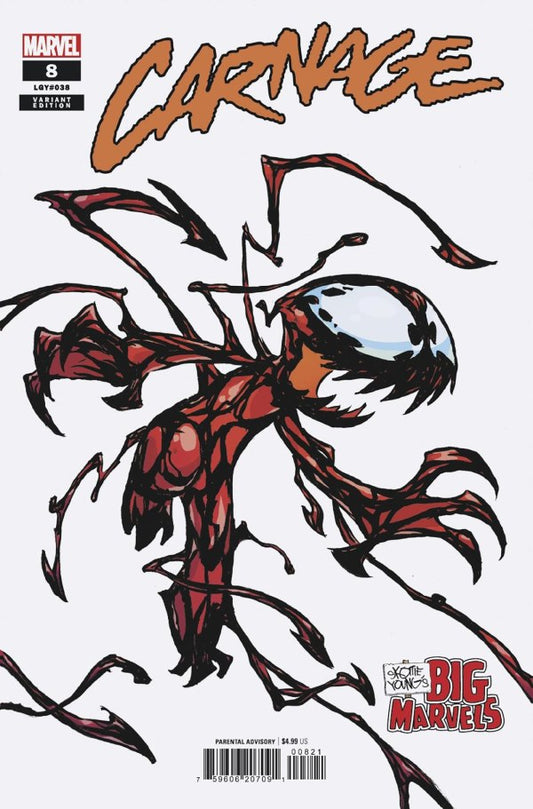 Carnage #8 Skottie Young Big Marvel Var - State of Comics