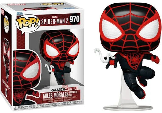 Marvel GamerVerse Spider-Man 2 Miles Morales Upgraded Suit Pop! Vinyl Figure - State of Comics