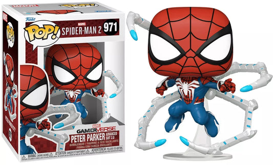 Marvel GamerVerse Spider-Man 2 Peter Parker Advanced Suit 2.0 Pop! Vinyl Figure - State of Comics