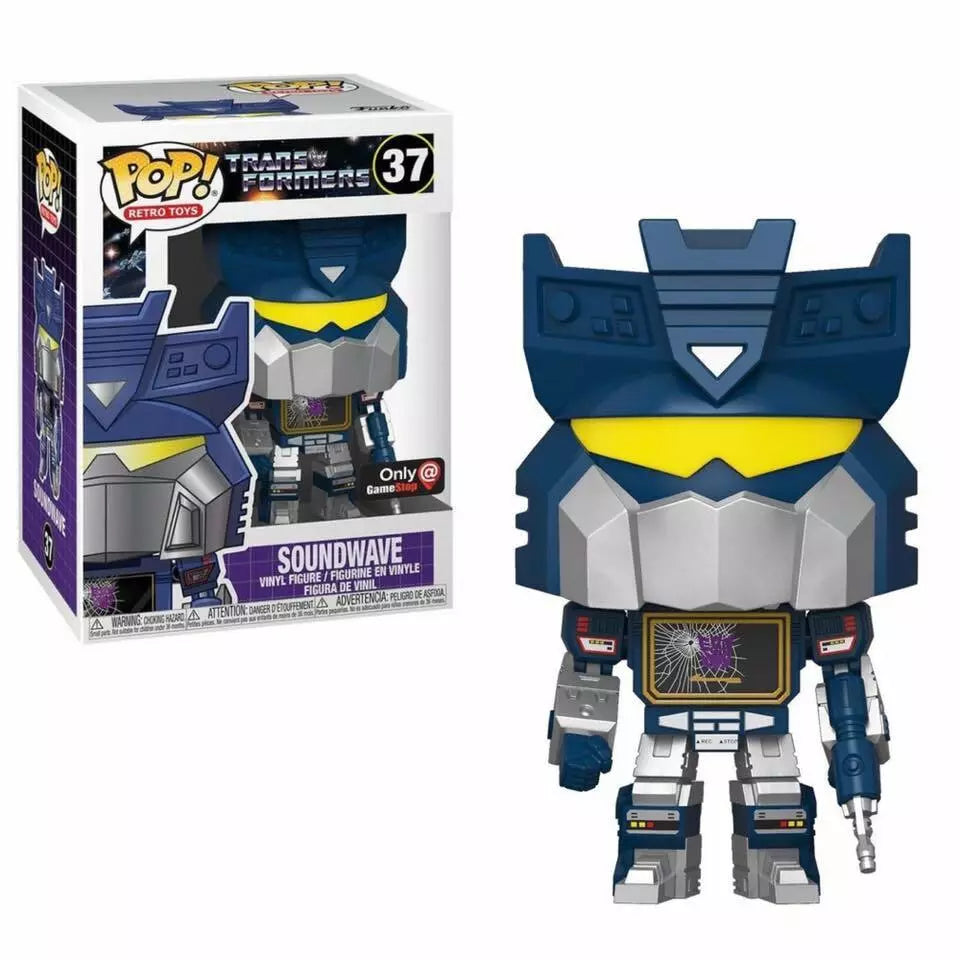 Transformers Soundwave Broken Screen Pop! Vinyl Figure