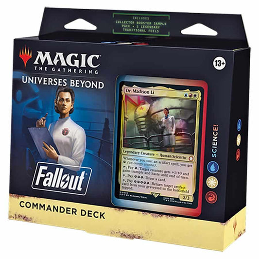 Magic The Gathering Universes Beyond Fallout Science! Commander Deck - State of Comics