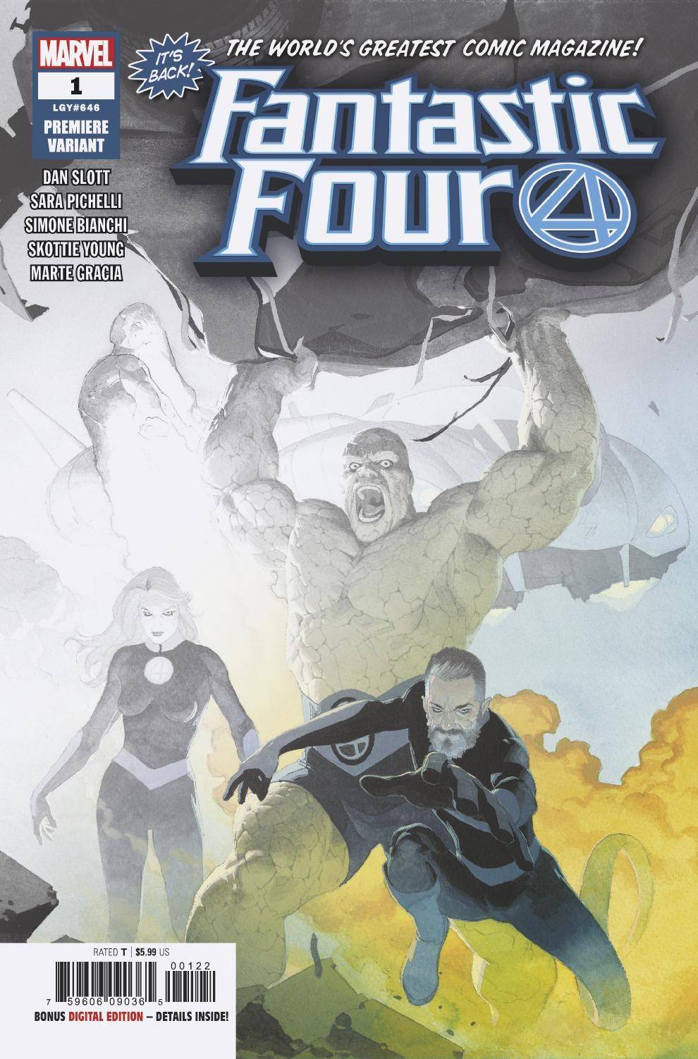Fantastic Four #1 Ross Var Ricic Premiere Var - State of Comics