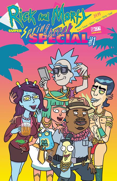 Rick And Morty Super Spring Break Special #1 Cvr A Dean Rankine (Mr)