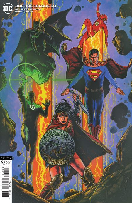 Justice League #50 Travis Charest  Var Ed - State of Comics