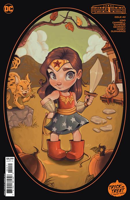 Wonder Woman #2 Cvr G Chrissie Zullo Trick Or Treat Card Stock Var - State of Comics