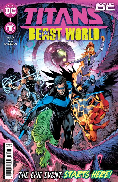 Titans Beast World #1 (Of 6) Cvr A Ivan Reis & Danny Miki - Stateofcomics.com
