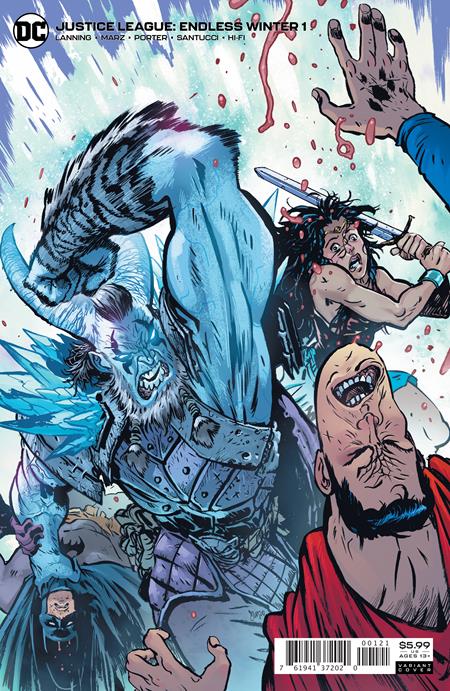Justice League Endless Winter #1 (of 2) Warren Johnson Var - State of Comics