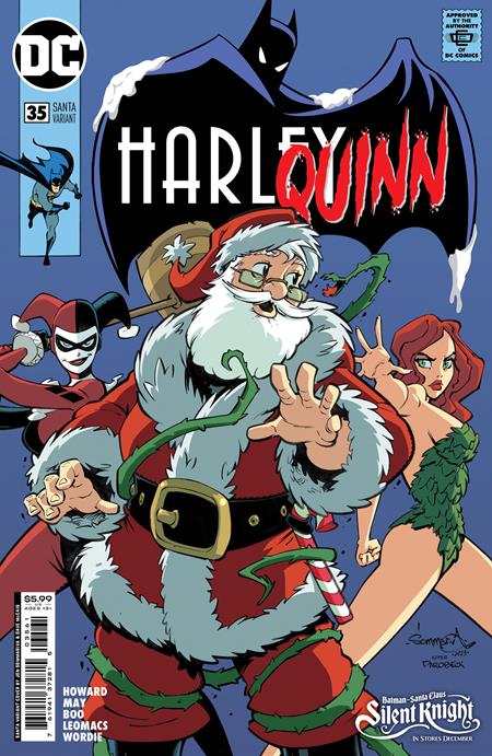 Harley Quinn #35 Cvr C Jon Sommariva Santa Card Stock Var - Stateofcomics.com