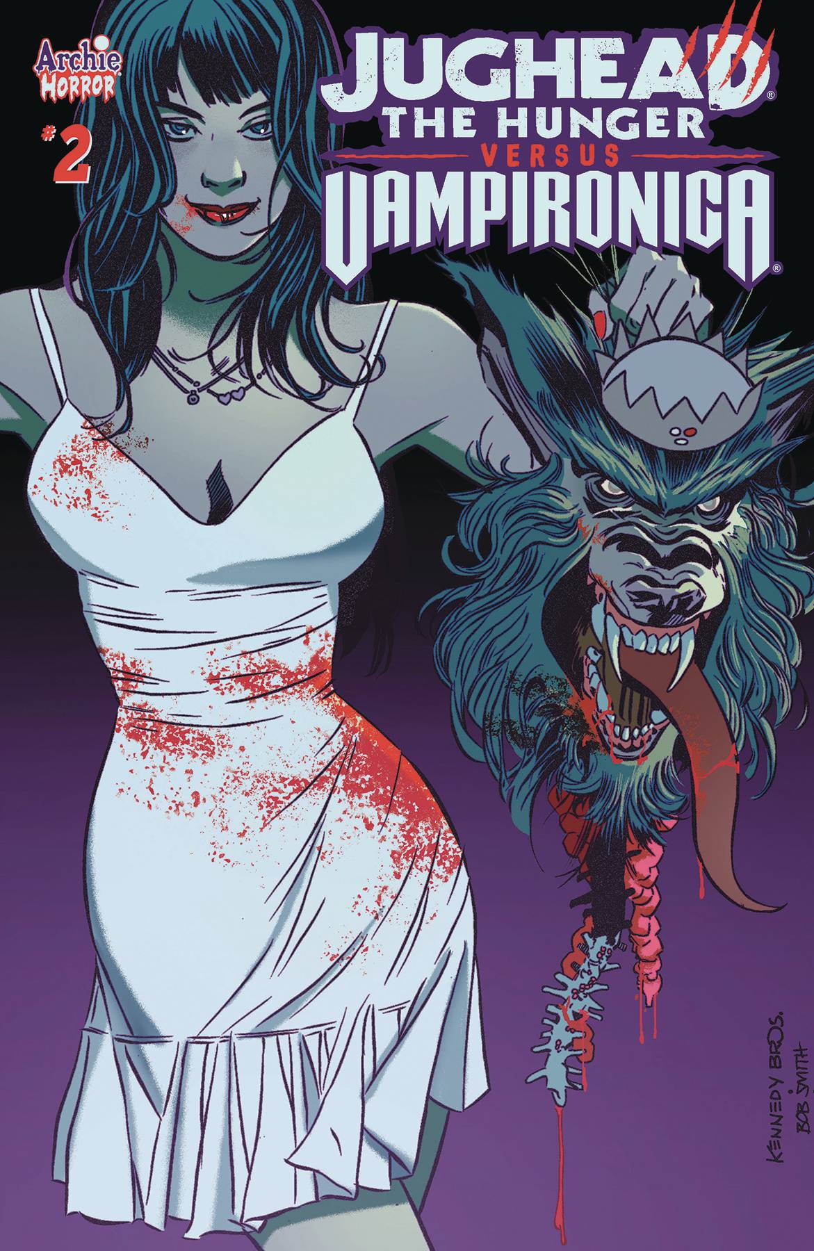 JUGHEAD HUNGER VS VAMPIRONICA #2 CVR A PAT & TIM KENNEDY (MR - State of Comics