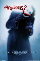 Joker Why So Serious Dark Knight Poster - State of Comics