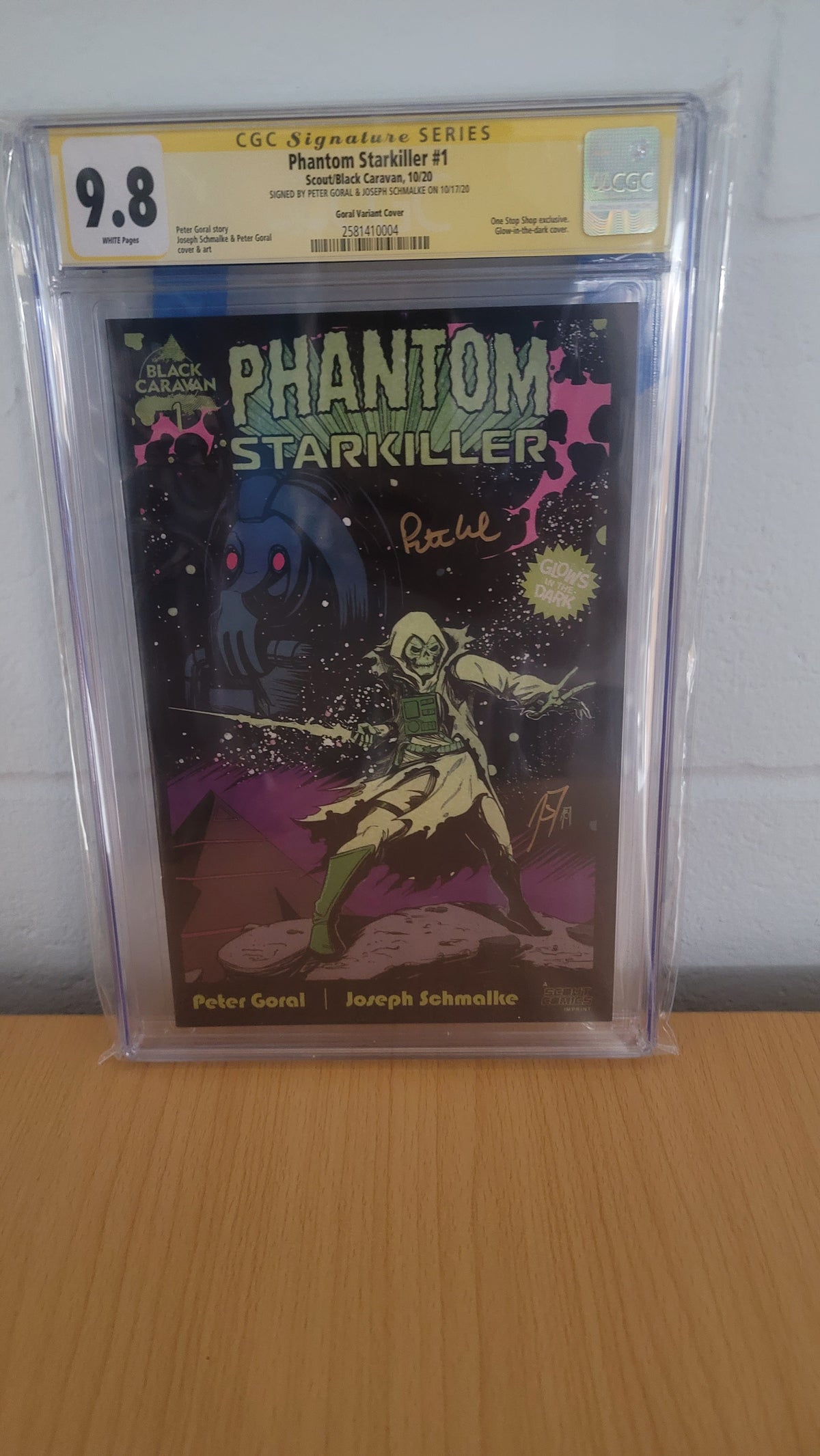 Phantom Starkiller #1 CGC SS 9.8 Signed by Goral & Schmalke - State of Comics