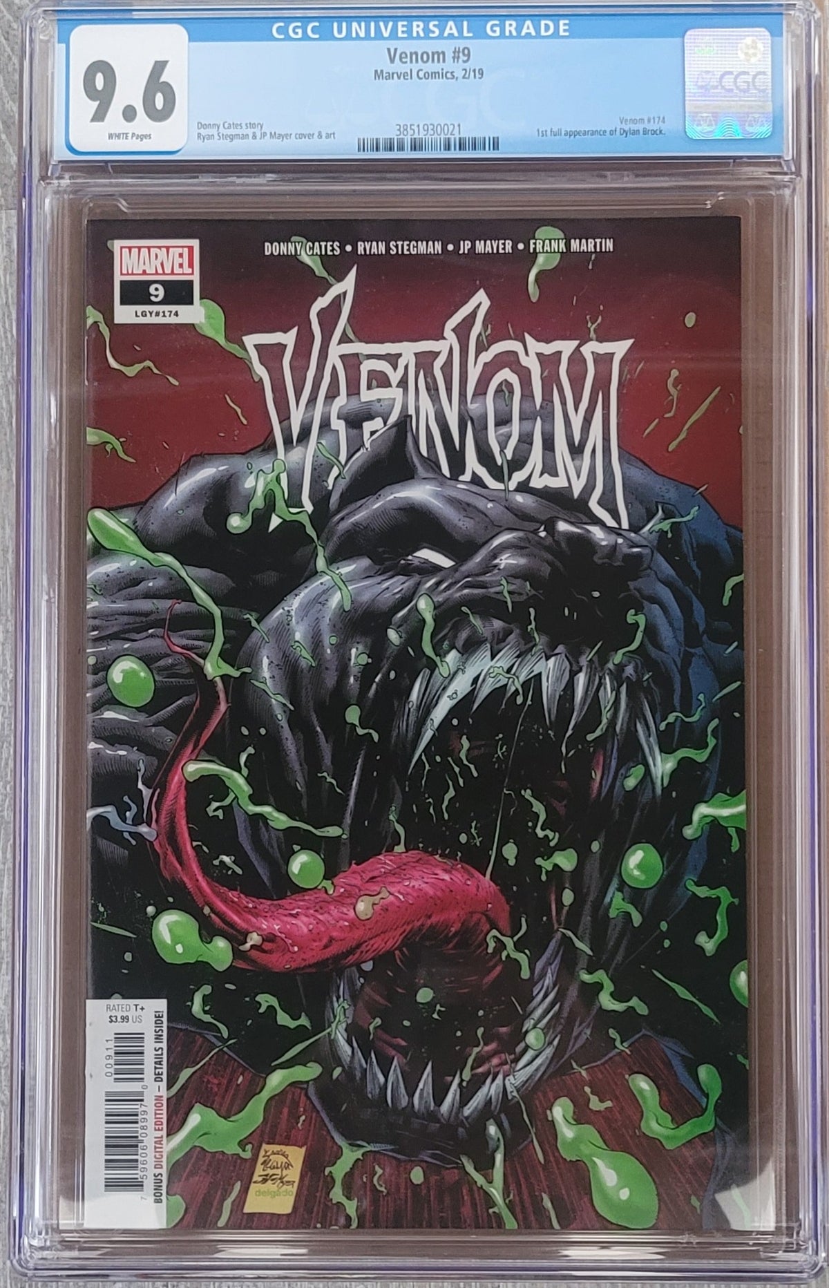 Venom #9 CGC 9.6 - State of Comics