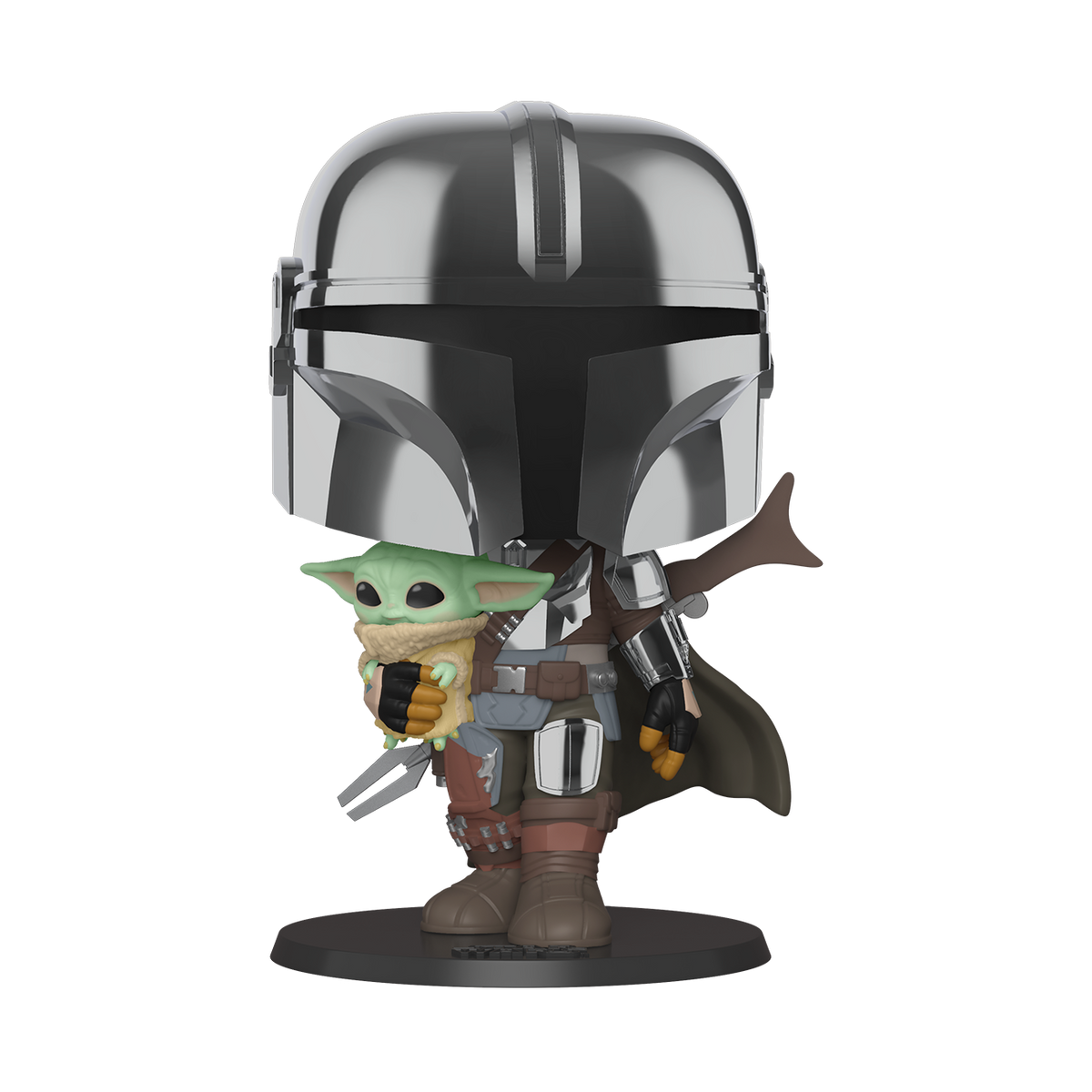 POP! Star Wars Mandalorian 10" Chrome Mandalorian Vinyl Figure - State of Comics