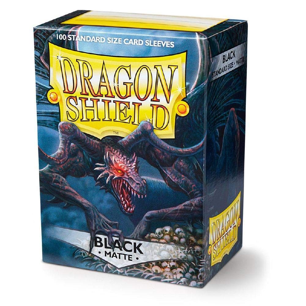 Dragon Shield 100ct Box Deck Protector Matte Black - State of Comics