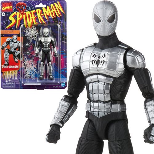 Spider-Man Retro Marvel Legends Spider-Armor MK I 6-Inch Action Figure - State of Comics