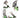 Warhammer 40k Orks Boyz tabletop gaming miniatures by Games Workshop, detailed green orc figures with weapons and armor.