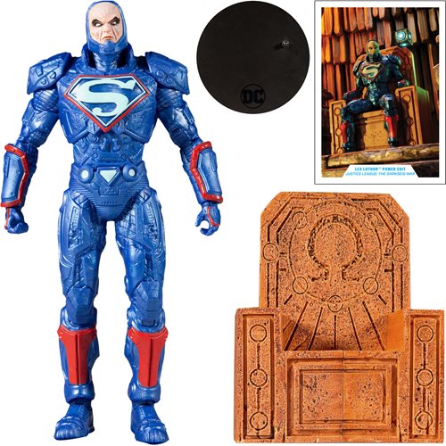 DC Multiverse Lex Luthor Blue Power Suit Justice League The Darkseid War 7-Inch Scale Action Figure - State of Comics