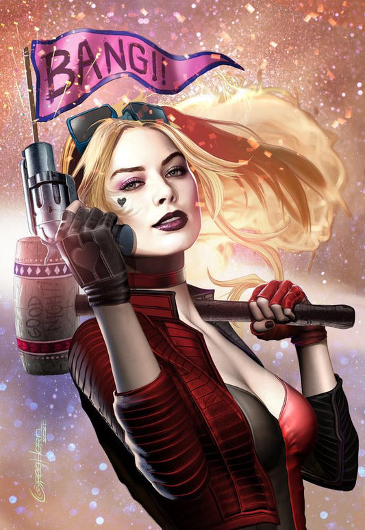 Harley Quinn # 3 Celebrity Authentics/Greg Horn Art Exclusive Virgin Variant - State of Comics