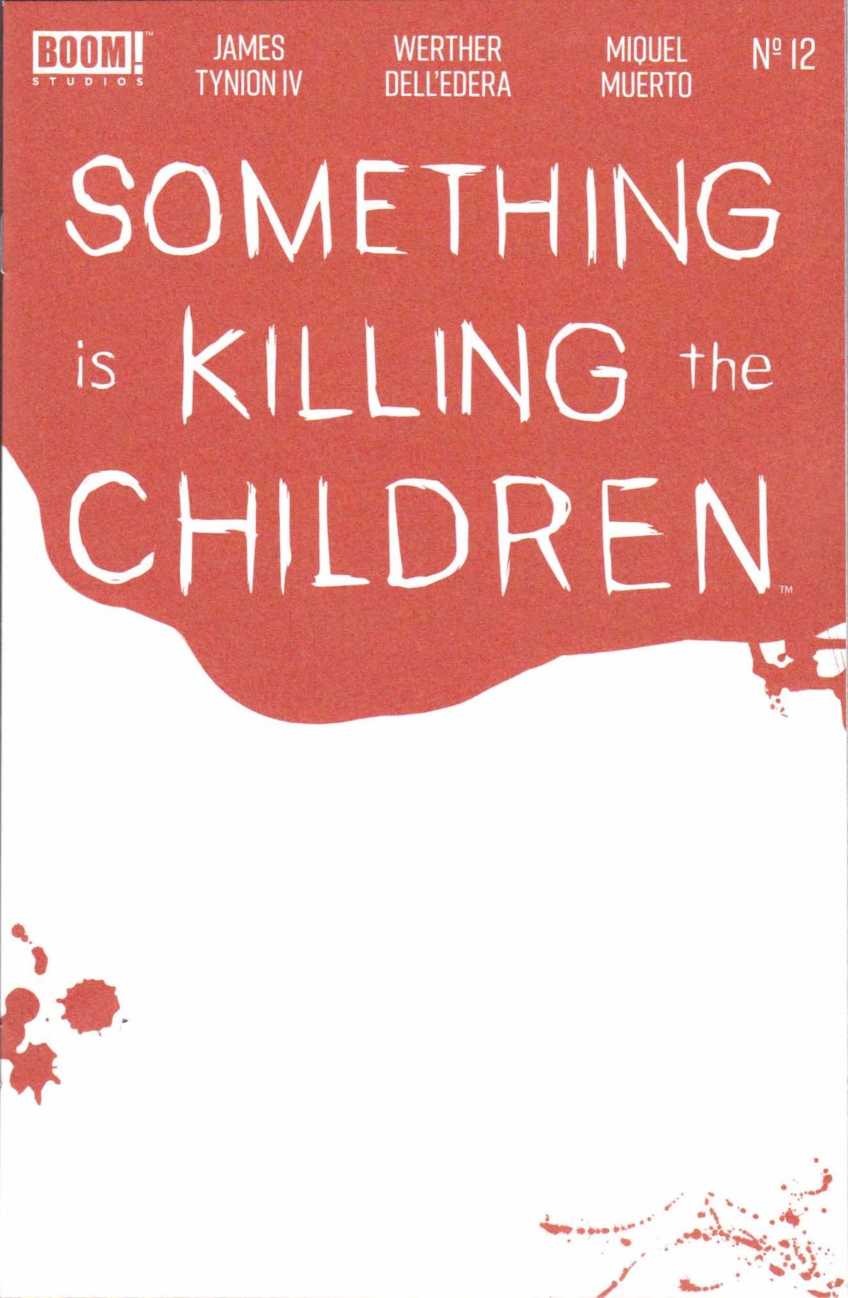 Something Is Killing Children #12 Bloody Blank Sketch - State of Comics