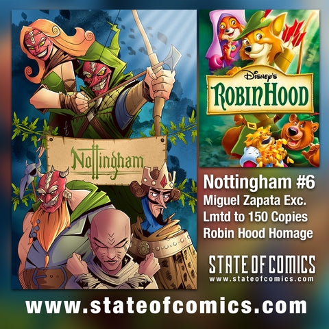 Nottingham #6 Miguel Zapata Exclusive Cover - State of Comics