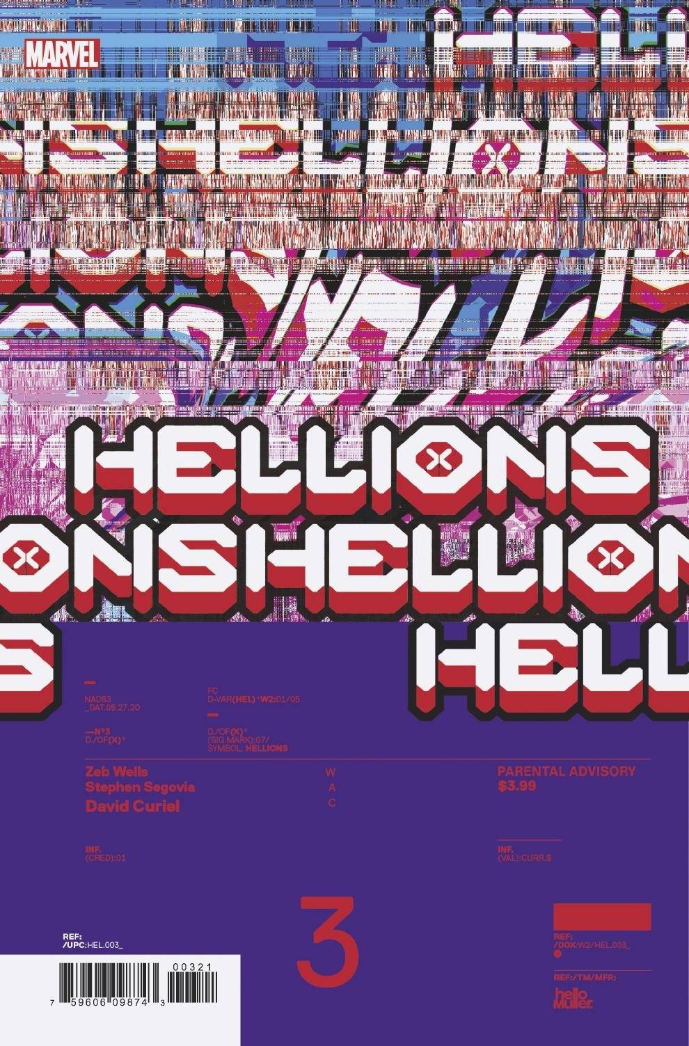 Hellions #3 Mueller 1:10 Incentive Var - State of Comics