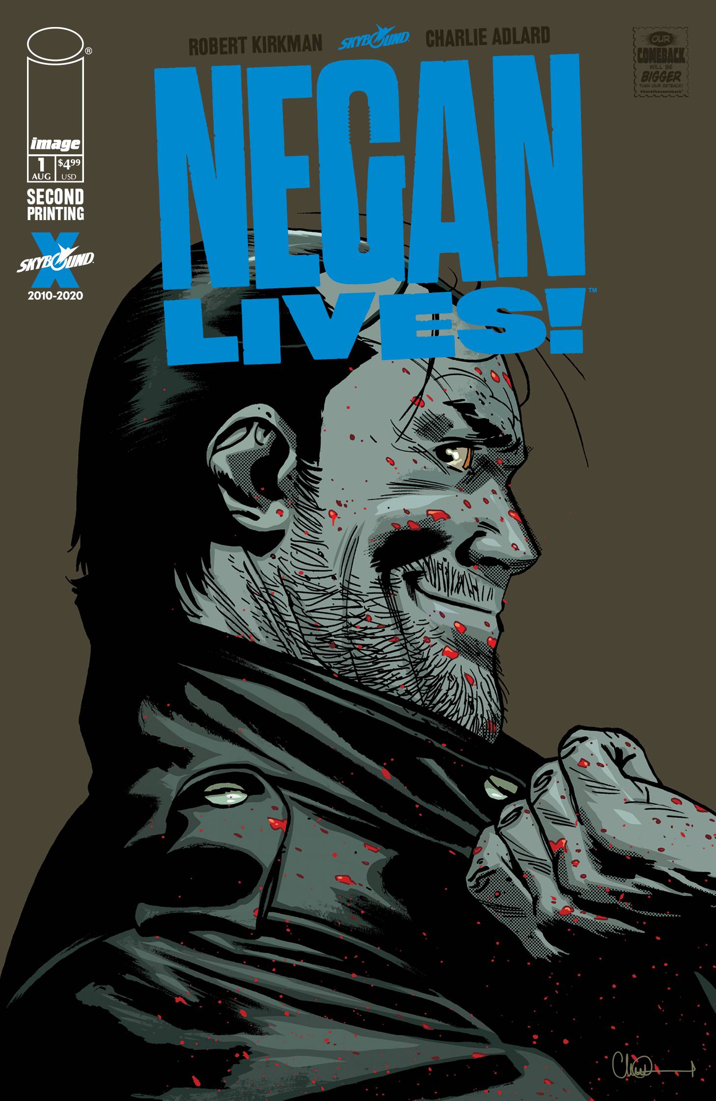 Negan Lives #1 2nd Ptg - State of Comics
