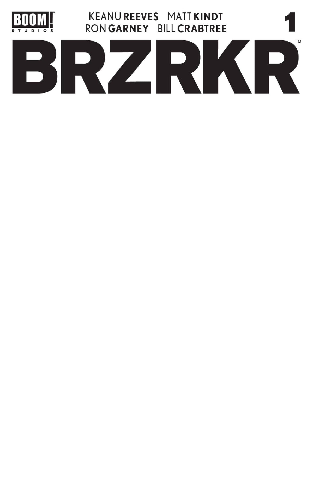 Brzrkr (Berzerker) #1 Cvr E Blank Sketch Var (02/24/2021) - State of Comics
