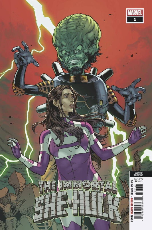 Immortal She-Hulk #1 2Nd Ptg Davis Hunt Var - State of Comics