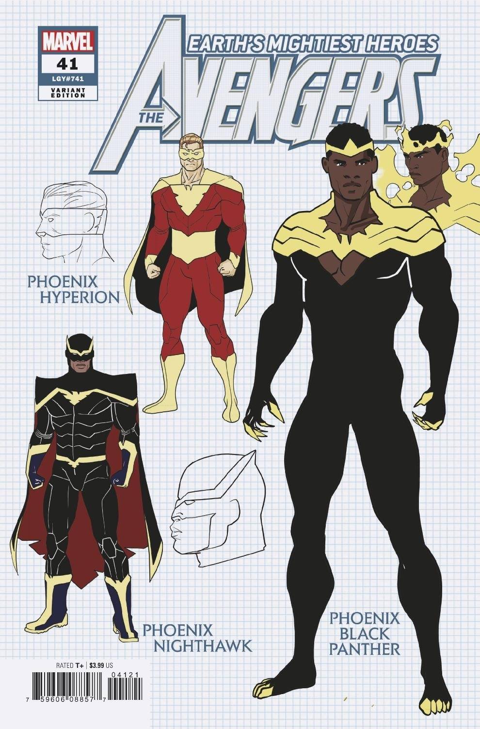 Avengers #41 Garron Design Var - State of Comics