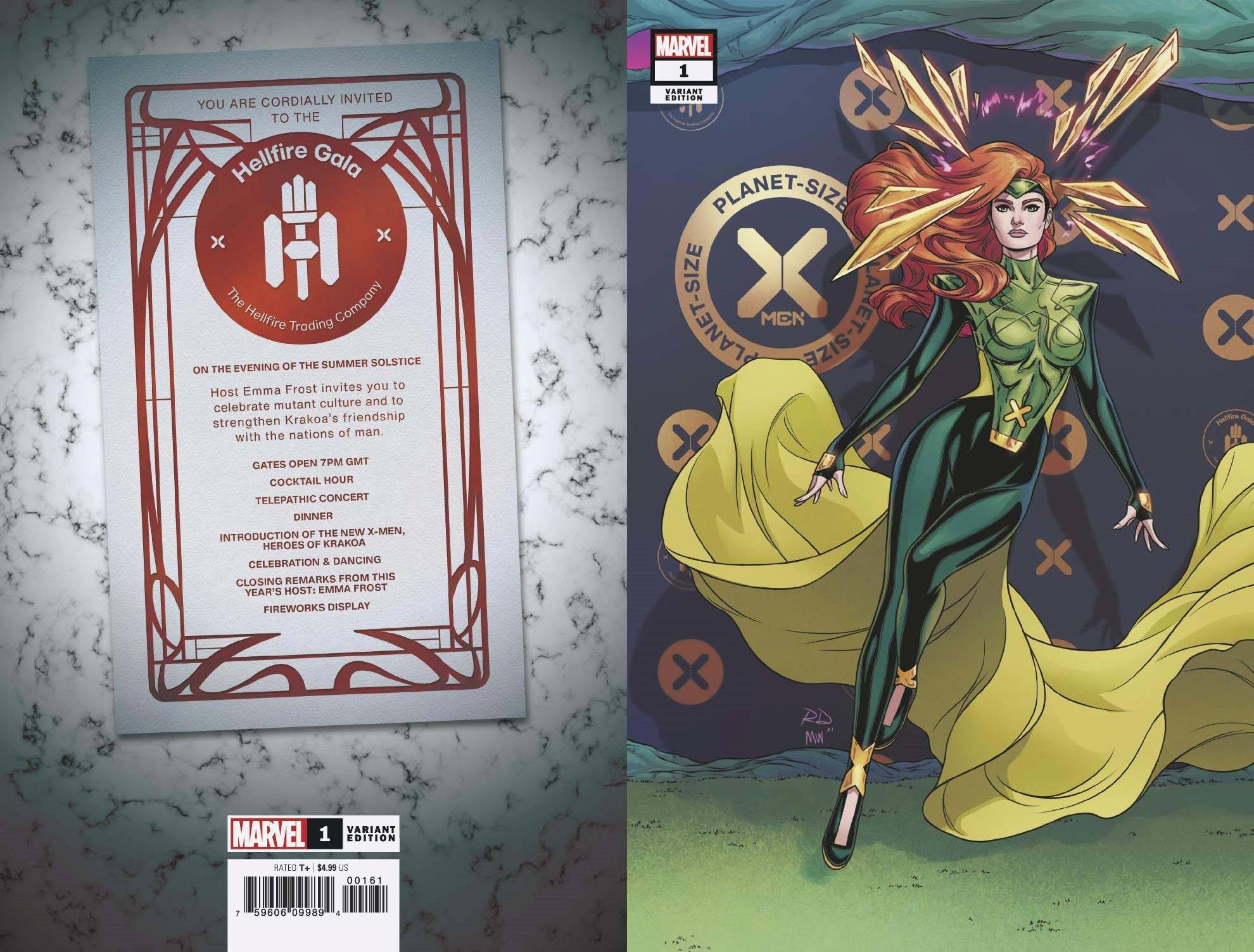 Planet-Sized X-Men #1 Dauterman Connecting Var - State of Comics