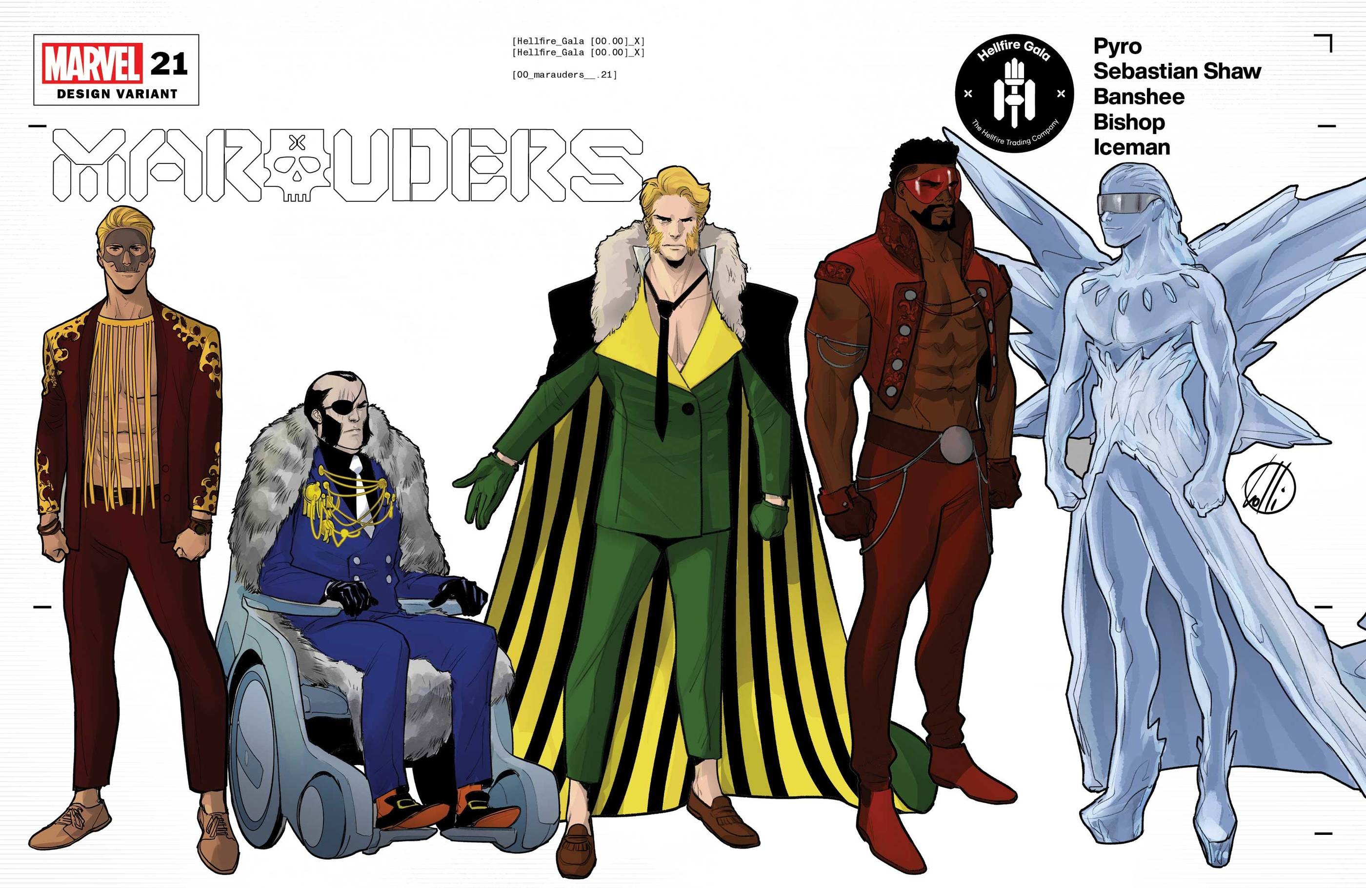 Marauders #21 Lolli Character Design Var Gala (06/02/2021) - State of Comics