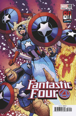 Fantastic Four #34 Bradshaw Captain America 80th Var (07/28/2021) - State of Comics