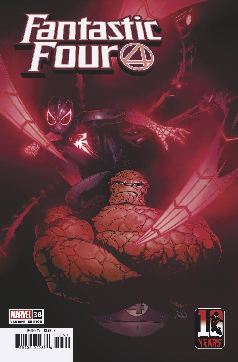 Fantastic Four #36 Dauterman Miles Morales 10Th Anniv Var (09/22/2021) - State of Comics